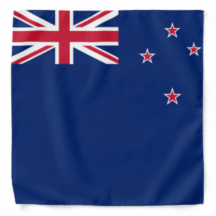 Patriotic bandana with Flag of New Zealand