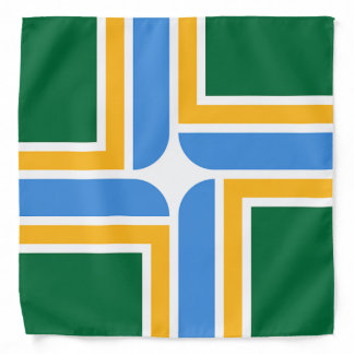 Patriotic bandana with Flag of Portland