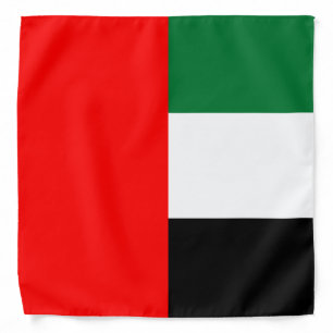 Patriotic bandana with Flag of UAE