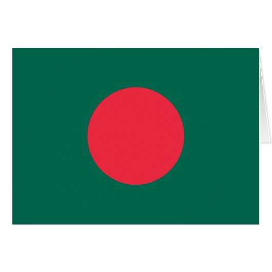 Patriotic Bangladeshi Flag (Front Horizontal)