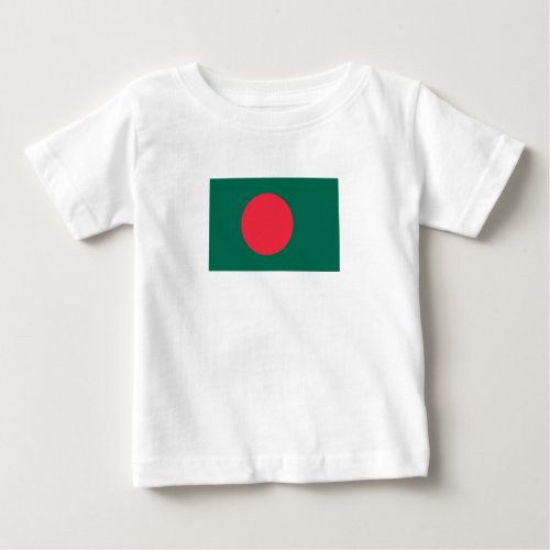 Patriotic Bangladeshi Flag Baby T_Shirt