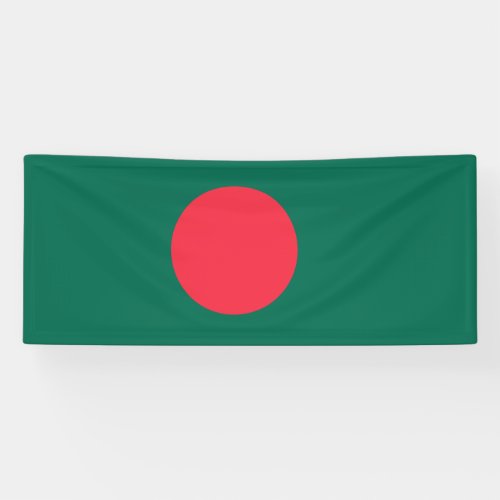 Patriotic Bangladeshi Flag Banner