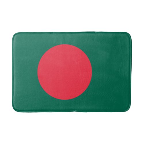 Patriotic Bangladeshi Flag Bath Mat
