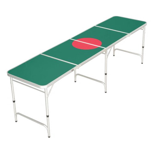 Patriotic Bangladeshi Flag Beer Pong Table