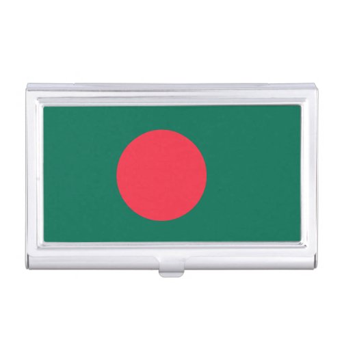 Patriotic Bangladeshi Flag Business Card Holder