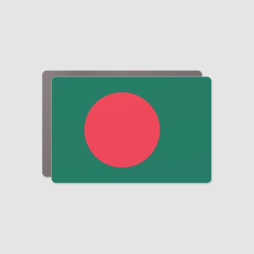 Patriotic Bangladeshi Flag Car Magnet