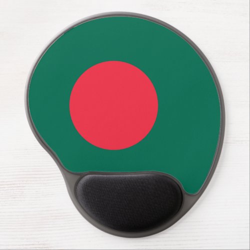 Patriotic Bangladeshi Flag Gel Mouse Pad