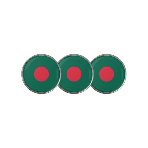 Patriotic Bangladeshi Flag Golf Ball Marker