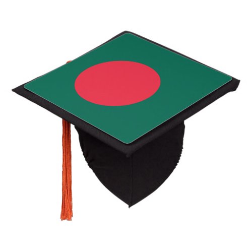 Patriotic Bangladeshi Flag Graduation Cap Topper
