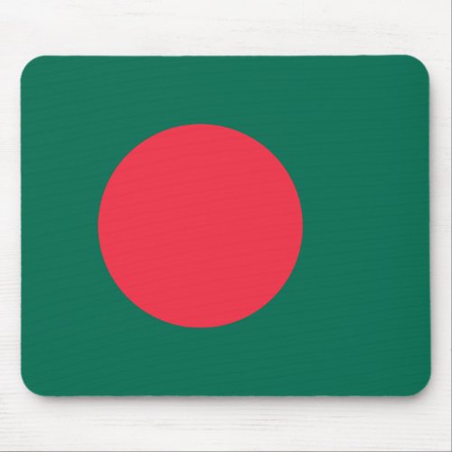 Patriotic Bangladeshi Flag Mouse Pad