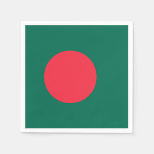 Patriotic Bangladeshi Flag Napkins