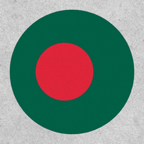 Patriotic Bangladeshi Flag Patch