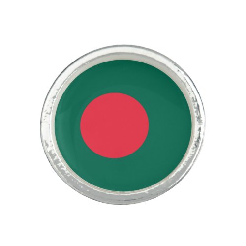 Patriotic Bangladeshi Flag Ring