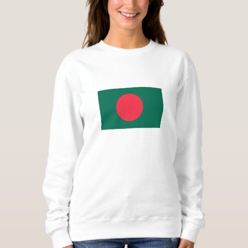 Patriotic Bangladeshi Flag Sweatshirt