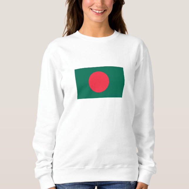 Patriotic Bangladeshi Flag Sweatshirt (Front)