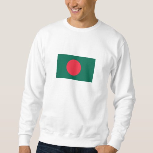 Patriotic Bangladeshi Flag Sweatshirt