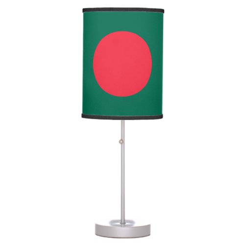 Patriotic Bangladeshi Flag Table Lamp