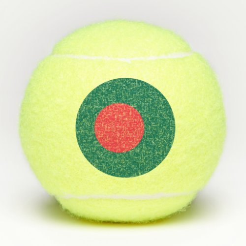 Patriotic Bangladeshi Flag Tennis Balls