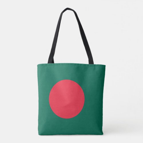 Patriotic Bangladeshi Flag Tote Bag