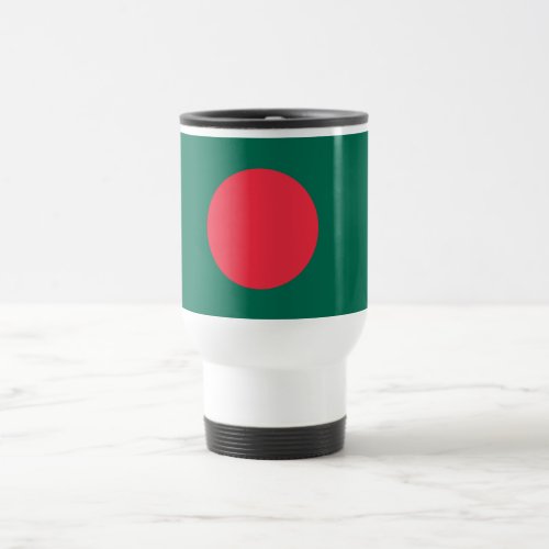 Patriotic Bangladeshi Flag Travel Mug