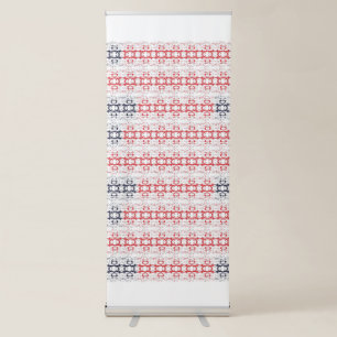 Patriotic Banner Display Bold USA Branding