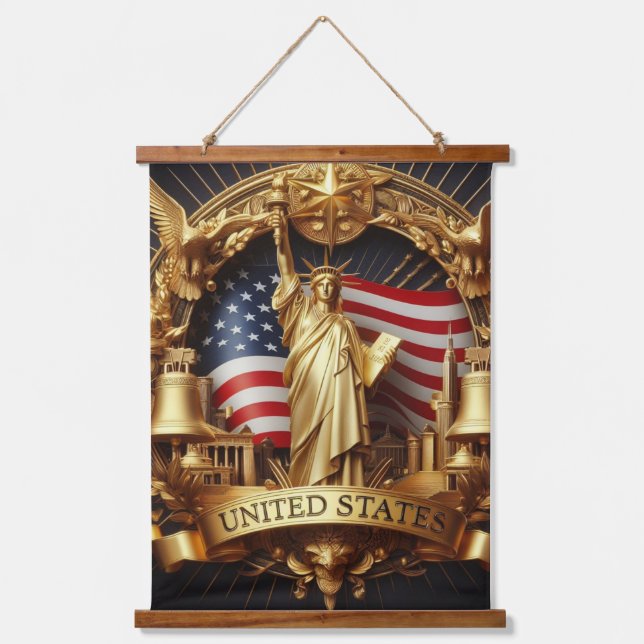 Patriotic Banner Tapestry (Front)