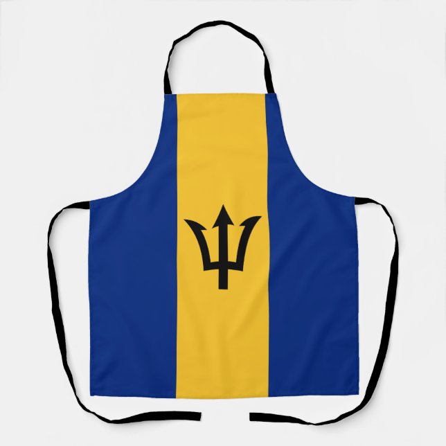 Patriotic Barbados Flag Apron (Front)