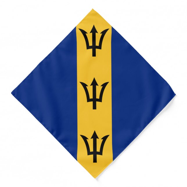 Patriotic Barbados Flag Bandana (Front)