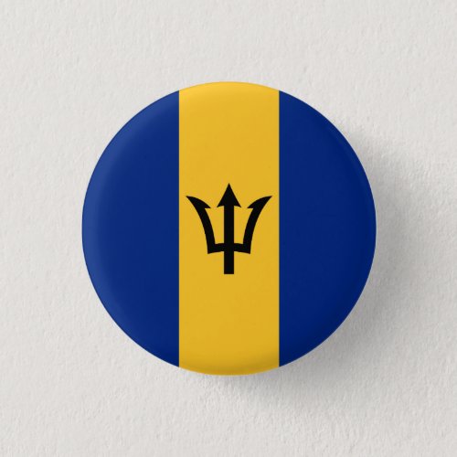 Patriotic Barbados Flag Button