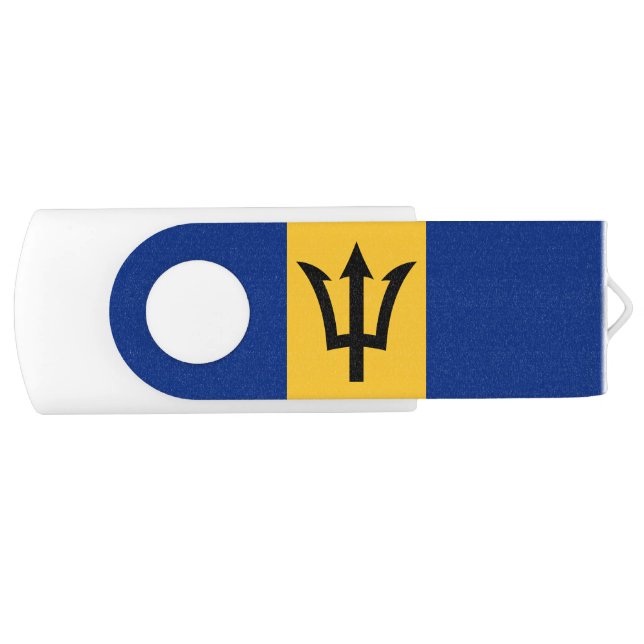 Patriotic Barbados Flag Flash Drive (Front)