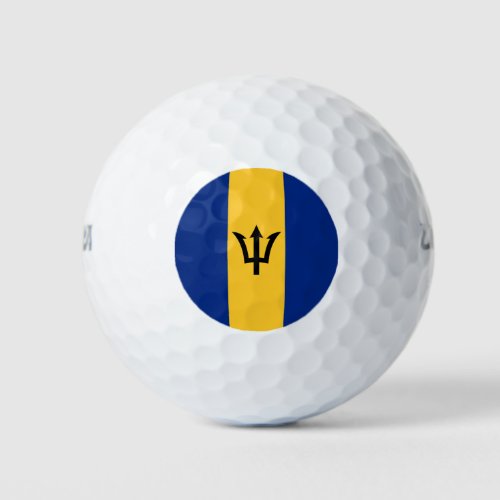 Patriotic Barbados Flag Golf Balls