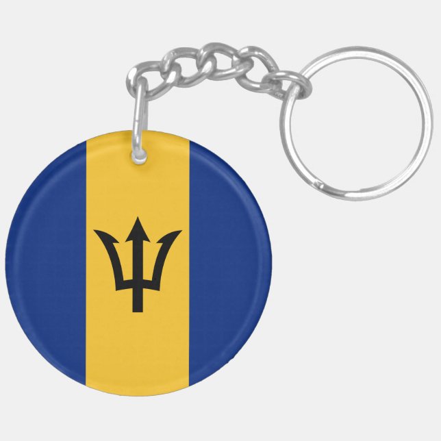 Keychain - BARBADOS FLAG