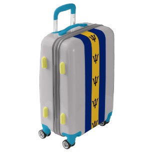 Patriotic Barbados Flag Luggage