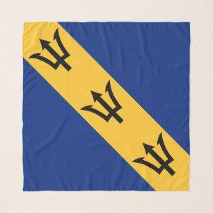 Patriotic Barbados Flag Scarf