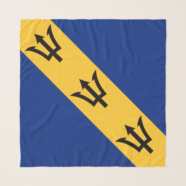 Patriotic Barbados Flag Scarf (Front)