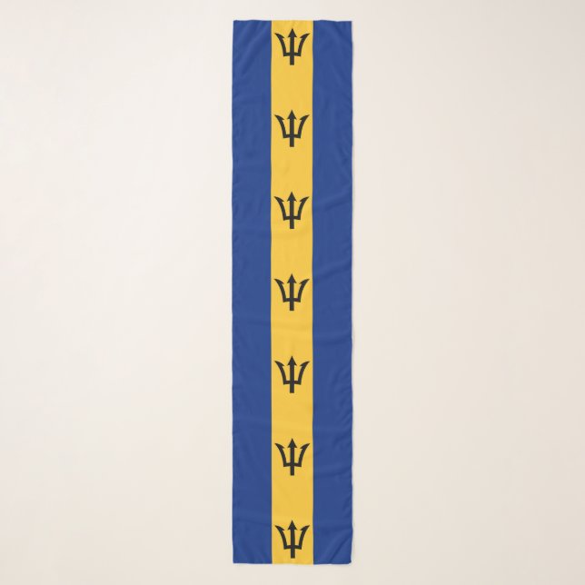 Patriotic Barbados Flag Scarf (Front)