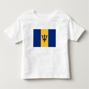 Patriotic Barbados Flag Toddler T-shirt