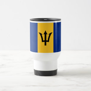 Patriotic Barbados Flag Travel Mug