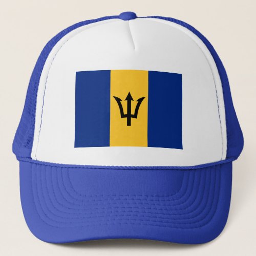 Patriotic Barbados Flag Trucker Hat