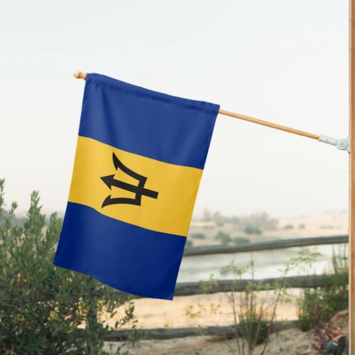 Patriotic Barbados House Flag