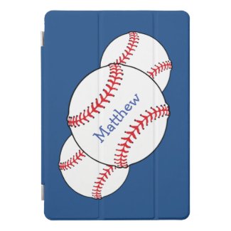 Patriotic Baseball Blue Sports 10.5 iPad Pro Case