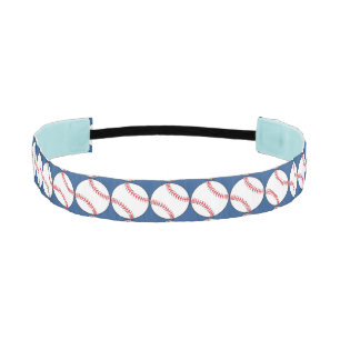 Patriotic Baseball Elastic Headbands