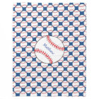 Patriotic Baseball Fleece Blanket