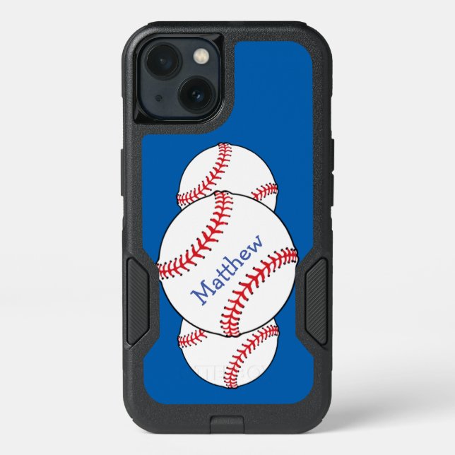 Patriotic Baseball OtterBox Samsung Galaxy S8 Case (Back)