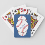 Patriotic Baseball Sports Playing Cards at Zazzle