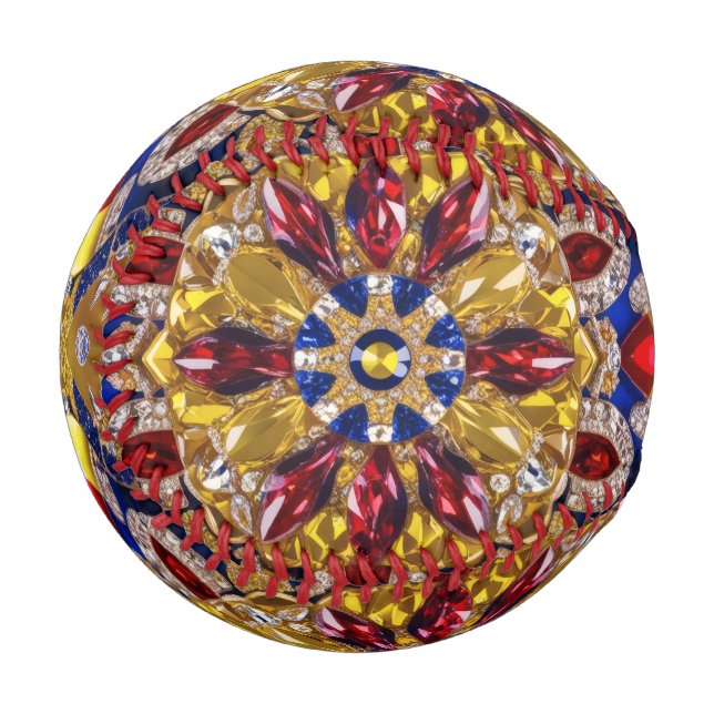 Patriotic baseball with Colombian Colors (Front Left)