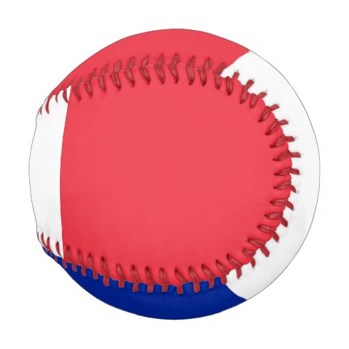 Patriotic baseball with flag of France