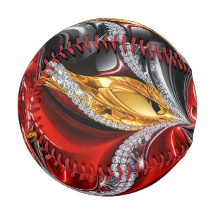 Patriotic baseball with Germany Colors