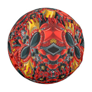 Patriotic baseball with Germany Colors