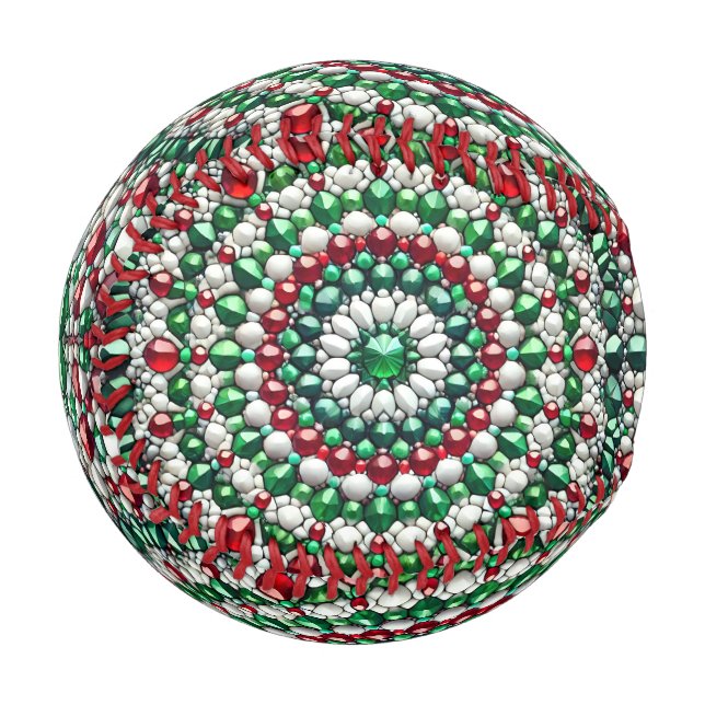 Patriotic baseball with Italian Colors (Front Left)